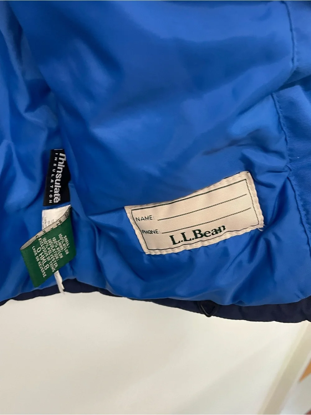L.L. Bean warm insulated